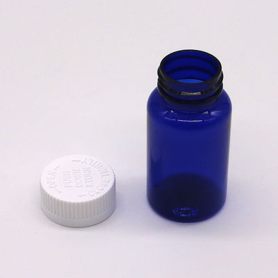 Garrafa de plástico PET de forma redonda de 75 ml com tampa de parafuso e serviço de impressão de etiquetas personalizadas