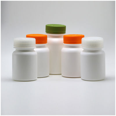 Medicamento Comprimido Sólido Cápsula Armazenamento 175 ml PE Botão de plástico com tampa de engrenagem