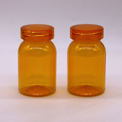 90ml PET Botão de plástico de pílula para pílula pó cápsula cápsula para comprimidos tampa de parafuso e serviço OEM