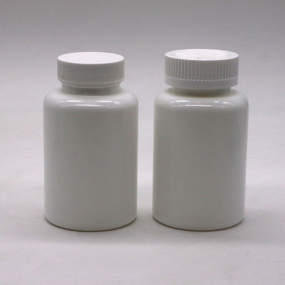 Logotipo personalizado 175mL Botão de plástico PE de forma redonda para armazenamento de cápsulas de comprimidos sólidos