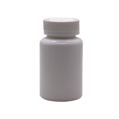 Material do colarinho PE 150 ml garrafa de plástico redonda vazia com tampa à prova de crianças