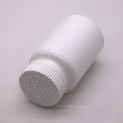 Material do colarinho PE 150 ml garrafa de plástico redonda vazia com tampa à prova de crianças
