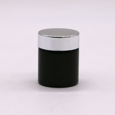 Recheio 40ml/1.3oz PET pílula cápsula garrafa de óleo de peixe com tampa de parafuso de alumínio de prata