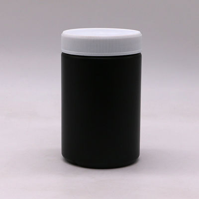 Medicina Industrial 250ml HDPE recipiente de plástico personalizado com tampa de parafuso e forro de indução de calor