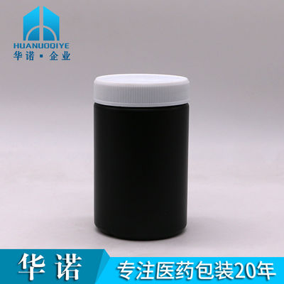 Medicina Industrial 250ml HDPE recipiente de plástico personalizado com tampa de parafuso e forro de indução de calor