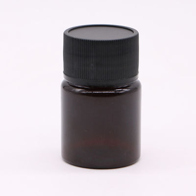 Material reciclável sem BPA 25 ml PET Botão de pílula de plástico para frasco para medicamentos sólidos