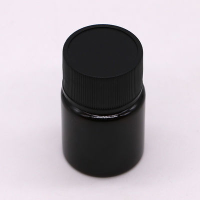 Material reciclável sem BPA 25 ml PET Botão de pílula de plástico para frasco para medicamentos sólidos