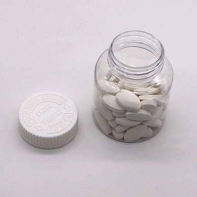 Coberturas à prova de crianças Botella de PET de 180 ml para pílula/vitamina/cápsula Tipo de vedação SCREW CAP