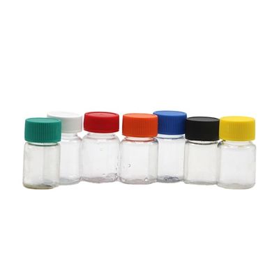 15 ml de embalagem de pílulas de plástico PET de serviço personalizado com tampa de segurança infantil