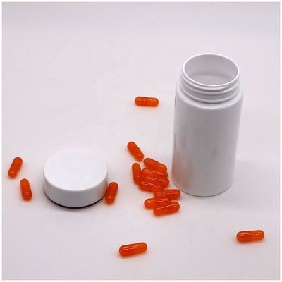150 ml/5 oz PET Botão de cápsula de plástico redondo Ideal para medicamentos e suplementos de saúde