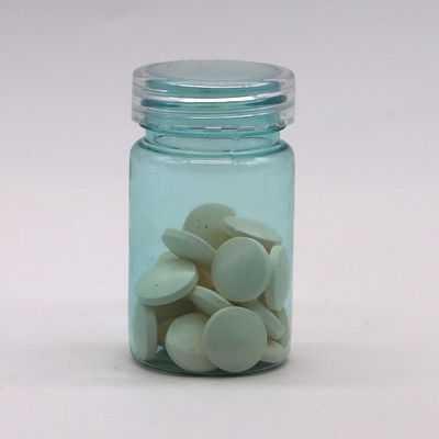 Cuidados com a Saúde 70ml PET Plastic Capsule Pill Bottle com Gold Silver Cap