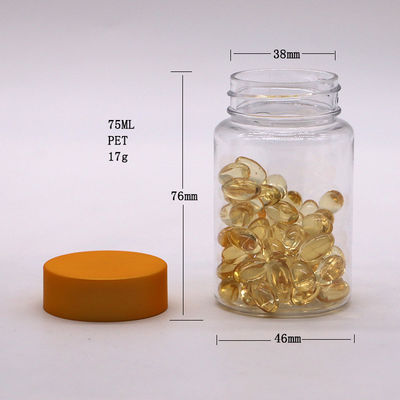 Capuz de cilindro transparente de qualidade alimentar para fabricação de frascos PET de 75 ml