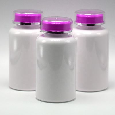 Medicamento Pílula em pó Cápsula comprimido 90CC PET garrafa de plástico com tampa de parafuso e serviço OEM