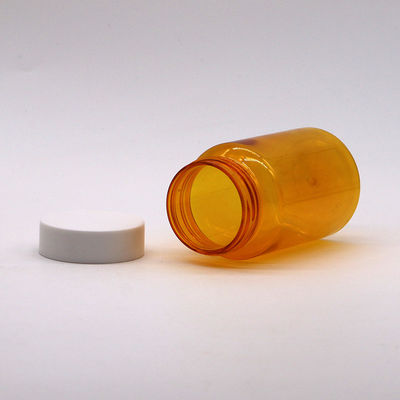 Amostragens gratuitas 150ml/CC PET Botão de plástico laranja para remédio Botão de suplemento de pílula