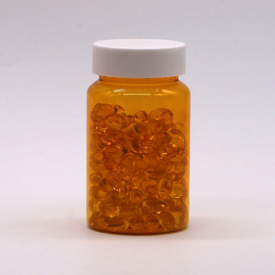 Amostragens gratuitas 150ml/CC PET Botão de plástico laranja para remédio Botão de suplemento de pílula