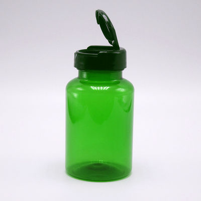 Botelha de PET de Medicina Industrial de cor personalizada 150 ml / 5 oz com tampa de alumínio CRC embrassada