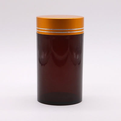 Botão de frasco PET de plástico para cápsulas de suplementos nutricionais e suplementos fitoterápicos