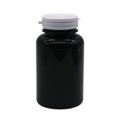 Customize Color PET 250ml Botão de plástico redondo para medicamento recipiente de cápsulas
