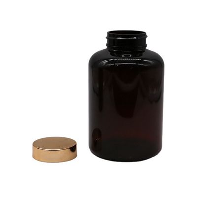CAP de parafuso e adesivos de etiquetas de cor personalizados para recipientes de medicamentos PET de plástico de 500 ml