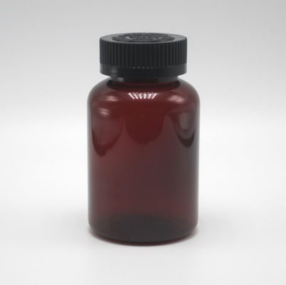 Garrafa de 180 ml PET Botão de plástico para pílulas em pó cápsula comprimido HOT SEAL