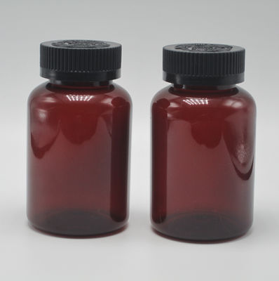 Garrafa de 180 ml PET Botão de plástico para pílulas em pó cápsula comprimido HOT SEAL