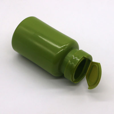 Garrafa de plástico HDPE 150ml 5oz boca larga recipientes de cápsulas vazias com tampa de volta