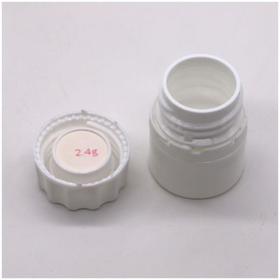 20 ml de cápsula de remédio sólido recarregável em HDPE branco comprimido de plástico frasco de frasco para outros medicamentos