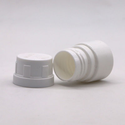 25 ml de frasco de cápsula de medicamento sólido vazio e recarregável em HDPE branco para pó químico