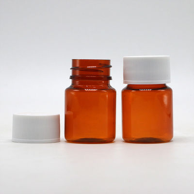 Botão de plástico PET de 25 ml com tampas de segurança infantil e opções de cores personalizadas