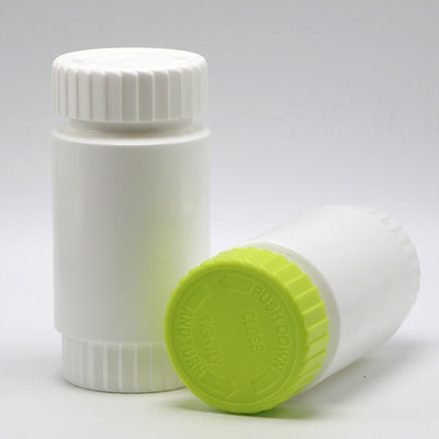 HDPE 175mL Botão de plástico de forma redonda PE para remédios