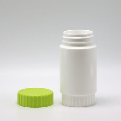 HDPE 175mL Botão de plástico de forma redonda PE para remédios
