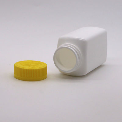 6OZ 180ml HDPE Quadrado Formado em comprimidos Tabletas Botão de Medicamento para Medicina Nutrição Dietética