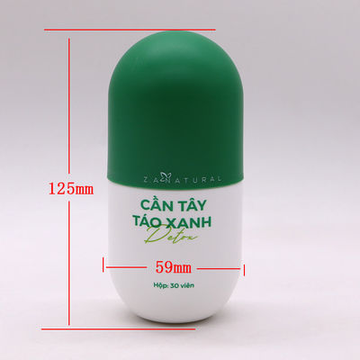 Material do colarinho cápsula HDPE forma 6oz garrafas de plástico fosco mate com tampa de parafuso