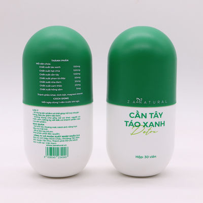 Material do colarinho cápsula HDPE forma 6oz garrafas de plástico fosco mate com tampa de parafuso