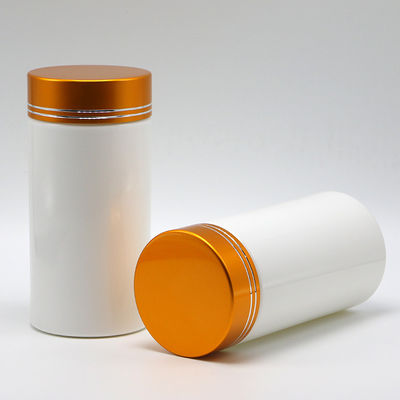 Farmácia 200 ml garrafas de plástico HDPE com tampa de parafuso e forma de cilindro reto