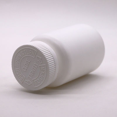 Garrafa HDPE com tampa de parafuso para armazenar medicamentos com segurança