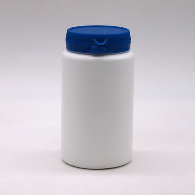 250 ml frasco redondo de plástico HDPE para suplemento de cápsula