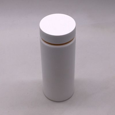 Farmácia 250 ml HDPE plástico frasco de pílula com duas camadas personalizadas de cores HDPE tampas