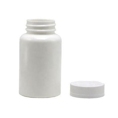 Fota de plástico HDPE de 250 ml com tampa de parafuso personalizada para pílulas de grau médico fácil de abrir