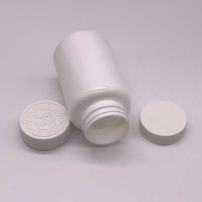 Fota de plástico HDPE de 250 ml com tampa de parafuso personalizada para pílulas de grau médico fácil de abrir