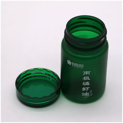 Garrafa de plástico PET redonda de 70 ml com tampa de parafuso e serviço de impressão de etiquetas personalizadas