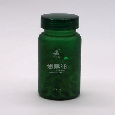 100ml/3.4oz Forma redonda Customizado PET plástico cápsula de cápsula frasco para armazenamento de medicamentos